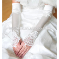 Pretty Hand Gloves Long White Satin Bridal Gloves